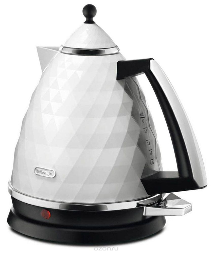 DeLonghi Brillante KBJ 2001 W, White электрочайник