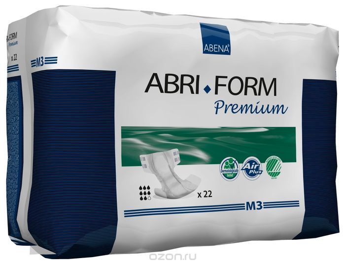 Abena Подгузники для взрослых Abri-Form M3 ночные 22 шт 43062