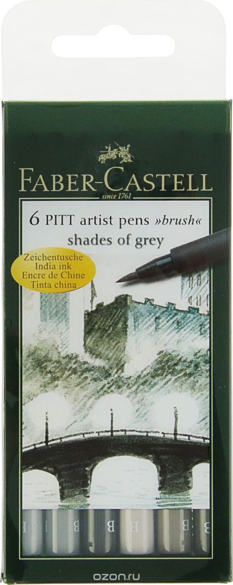 Faber-Castell    Pitt Artist Pen Brush 6 