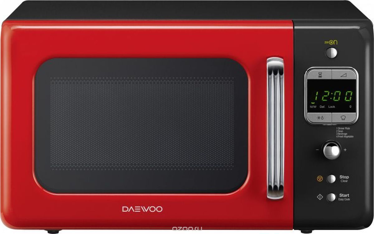 Daewoo KOR-6LBRRB, Black Red микроволновая печь
