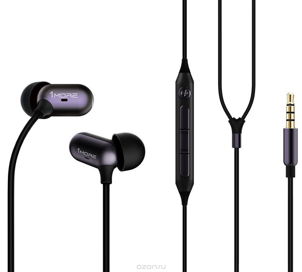 1MORE C1002 Capsule Dual Driver, Black наушники