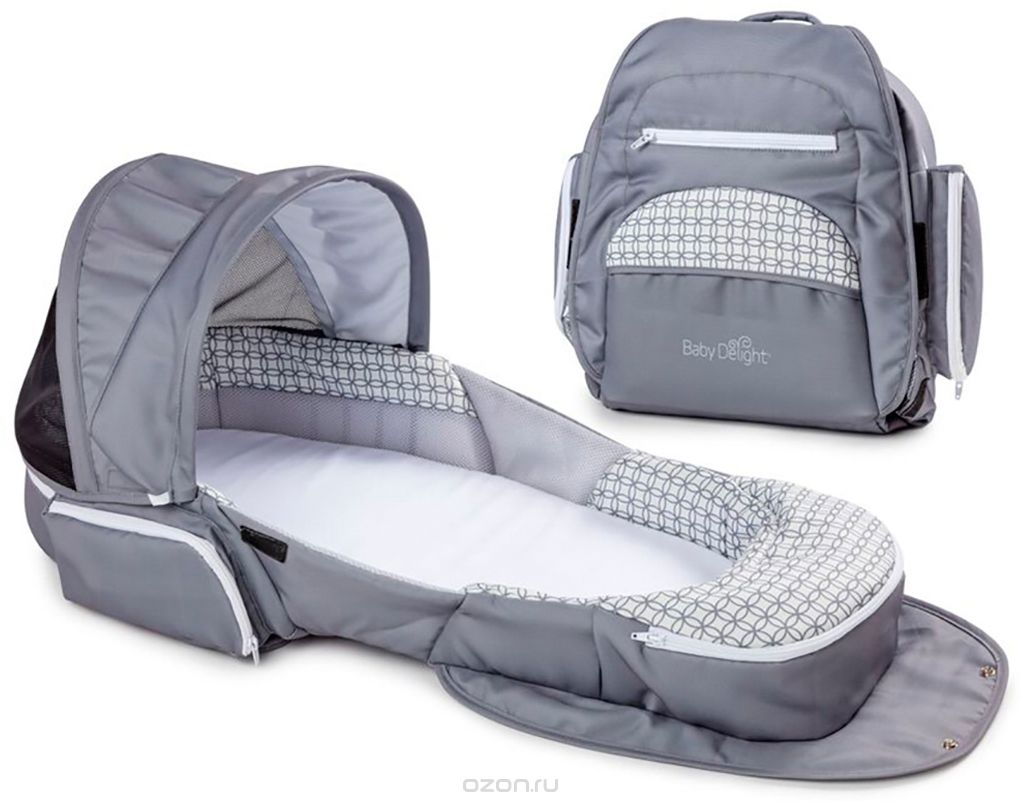 Baby Delight Дополнительная кровать Traveler XL цвет серый