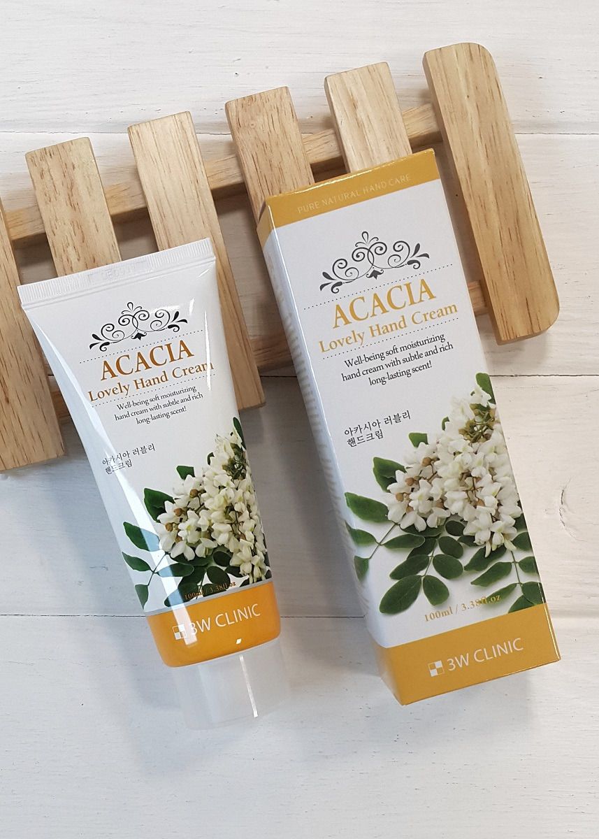 3W Clinic Крем для рук Acacia (Акация), 100 мл
